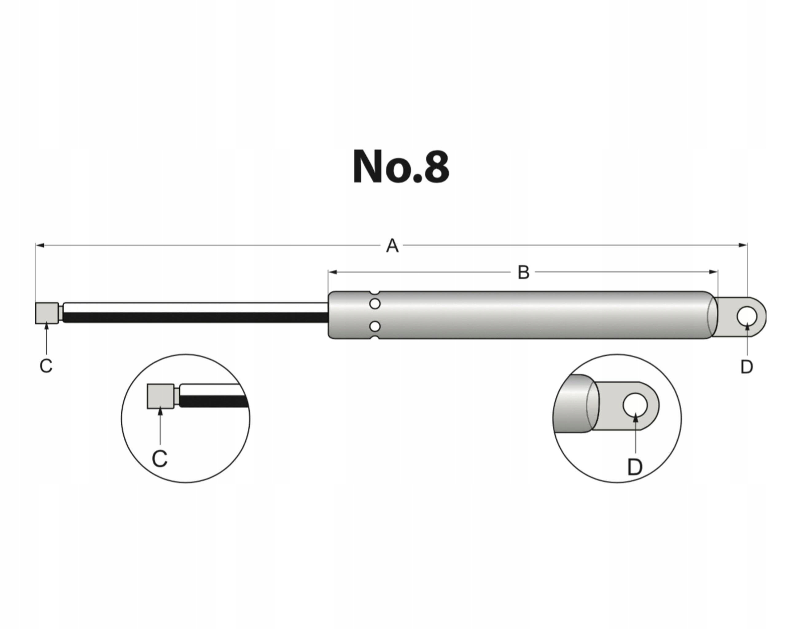 plynový tlumič Stabilus 497131