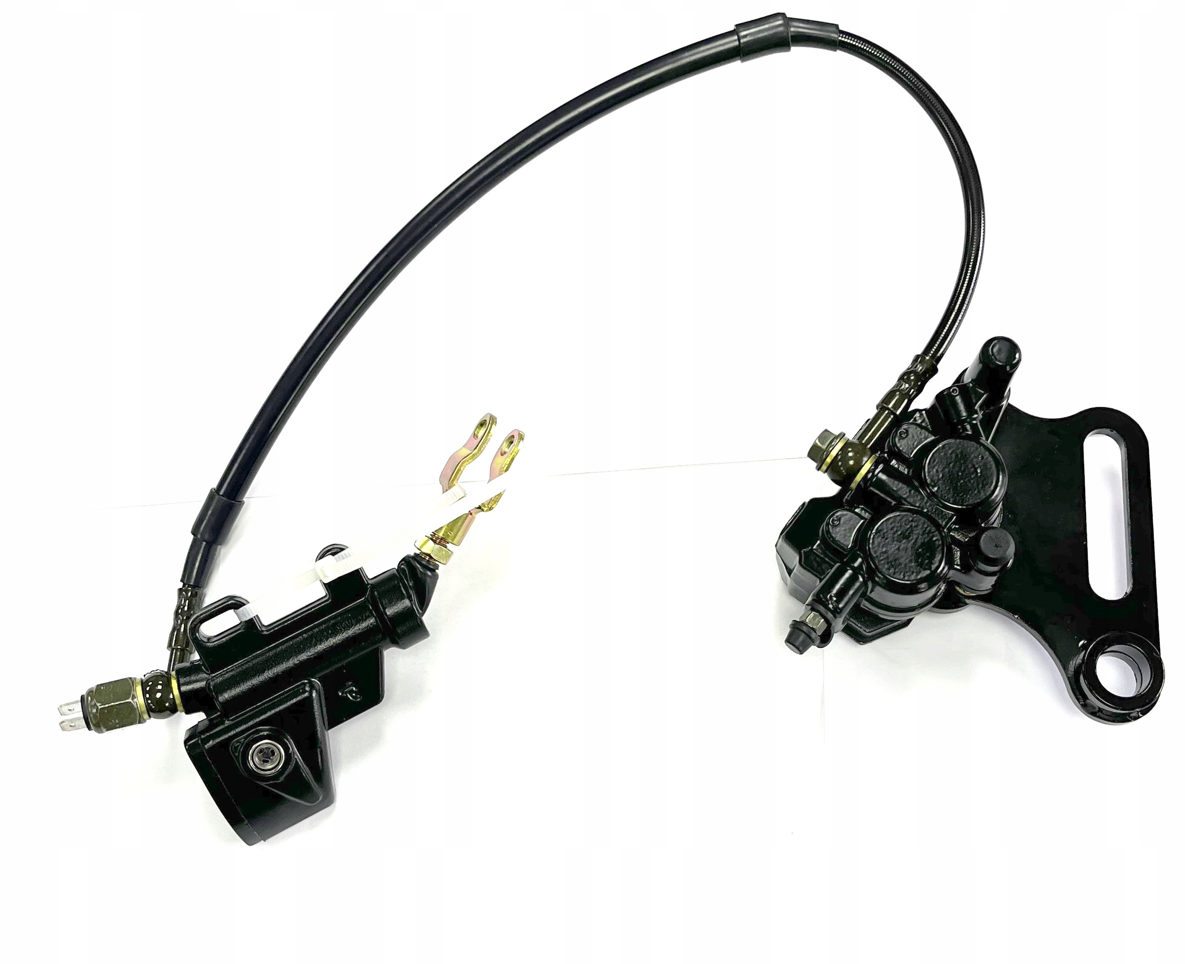 brzdový systém zadný cross Defender 150 250 svorka nožná pumpa so snímačom