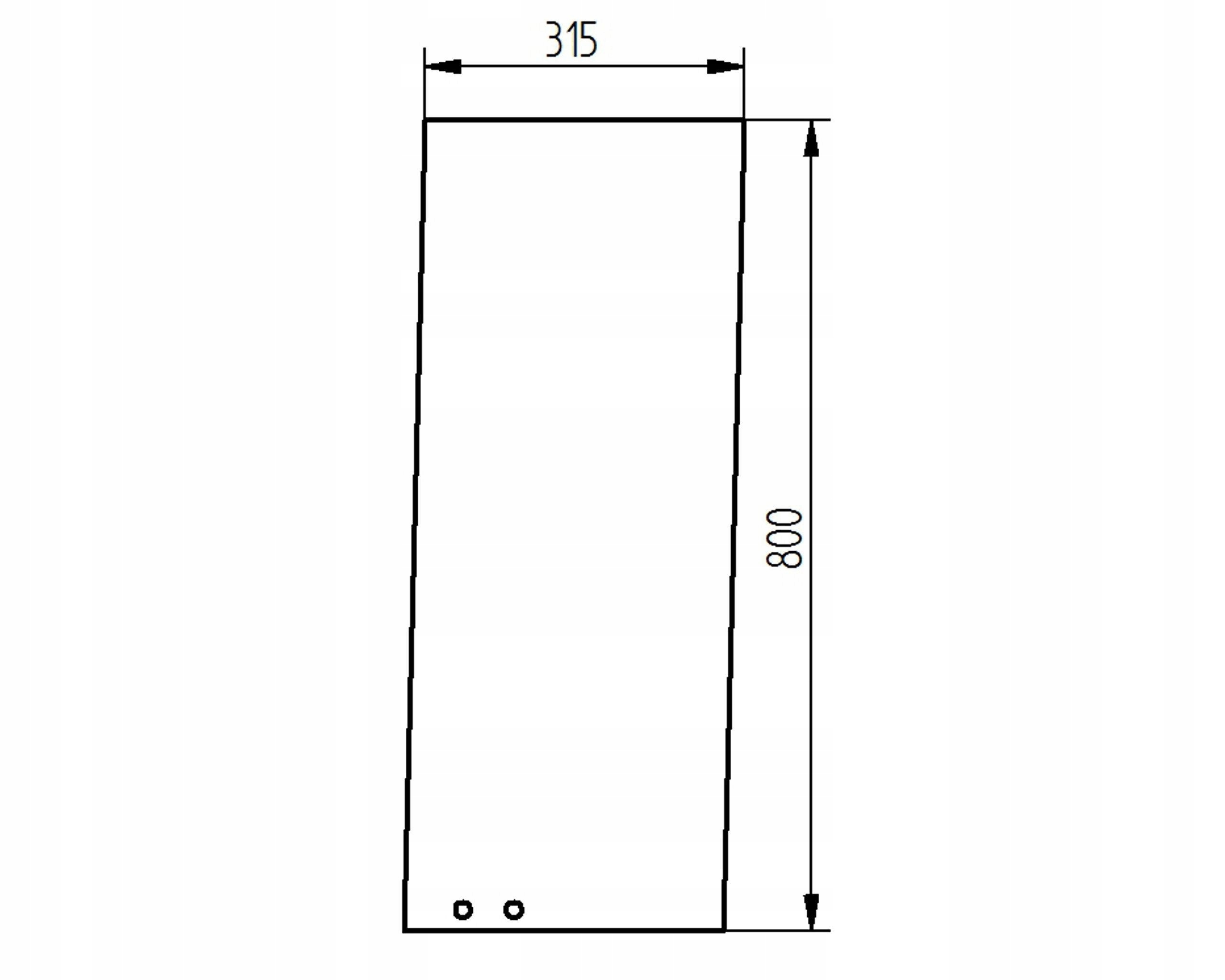 sklo bagr Cat dveře horní zadní 286-8866