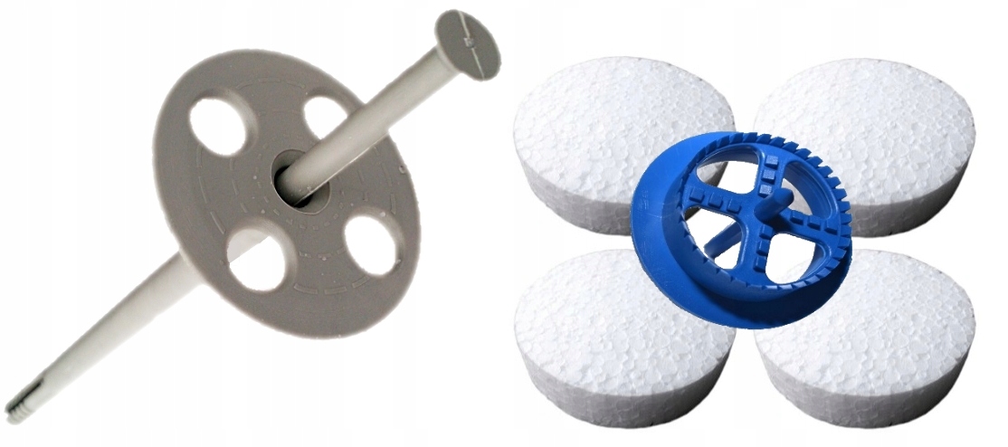 

Kołki Styropianu 20 CM Zaślepki Białe 200SZT Frez