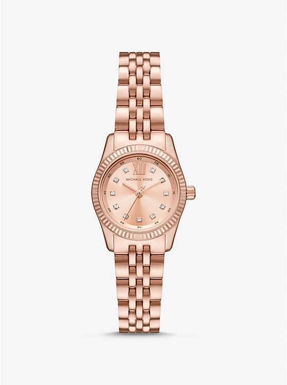 Dámské hodinky Michael Kors Lexington MK4739 – Růžové zlato a lesk