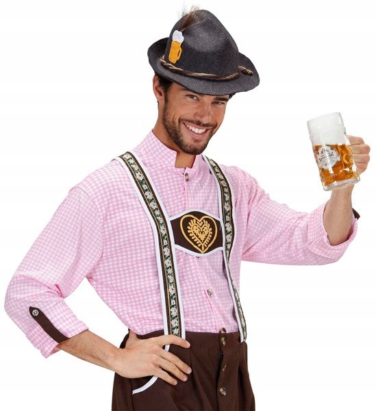 KAPELUSZ BAWARSKI SZARY FILC BAWARIA OKTOBERFEST Płeć mężczyzna