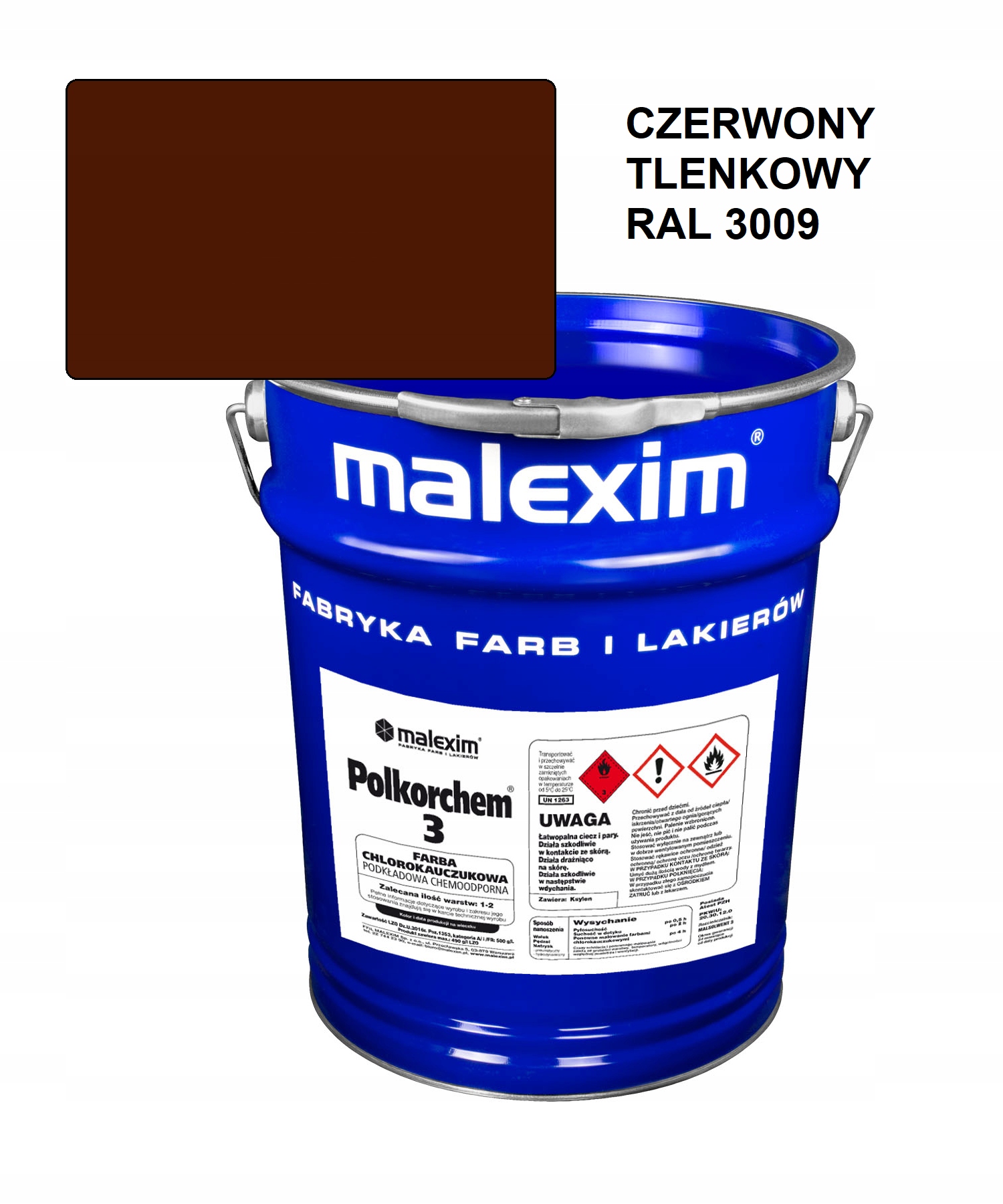 Chemicky odolný chlorkaučukový podklad 5L Ral 3009