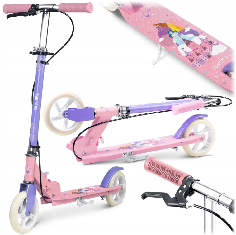 Hulajnoga Dziecięca RicoKids Kodi Różowa Księżniczki ABEC-7