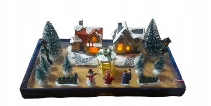 Vánoční vesnička Magic Village Vánoční Dekorace S Led Osvětlením