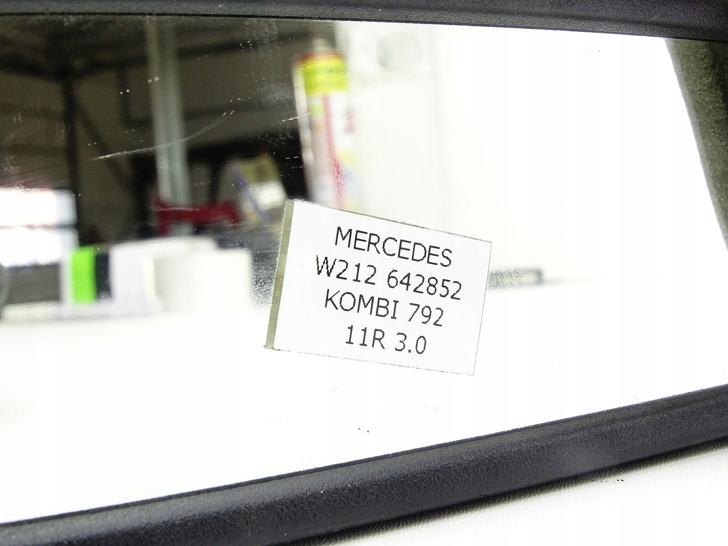 rear-view mirror inner black, MERCEDES E W212 AMG