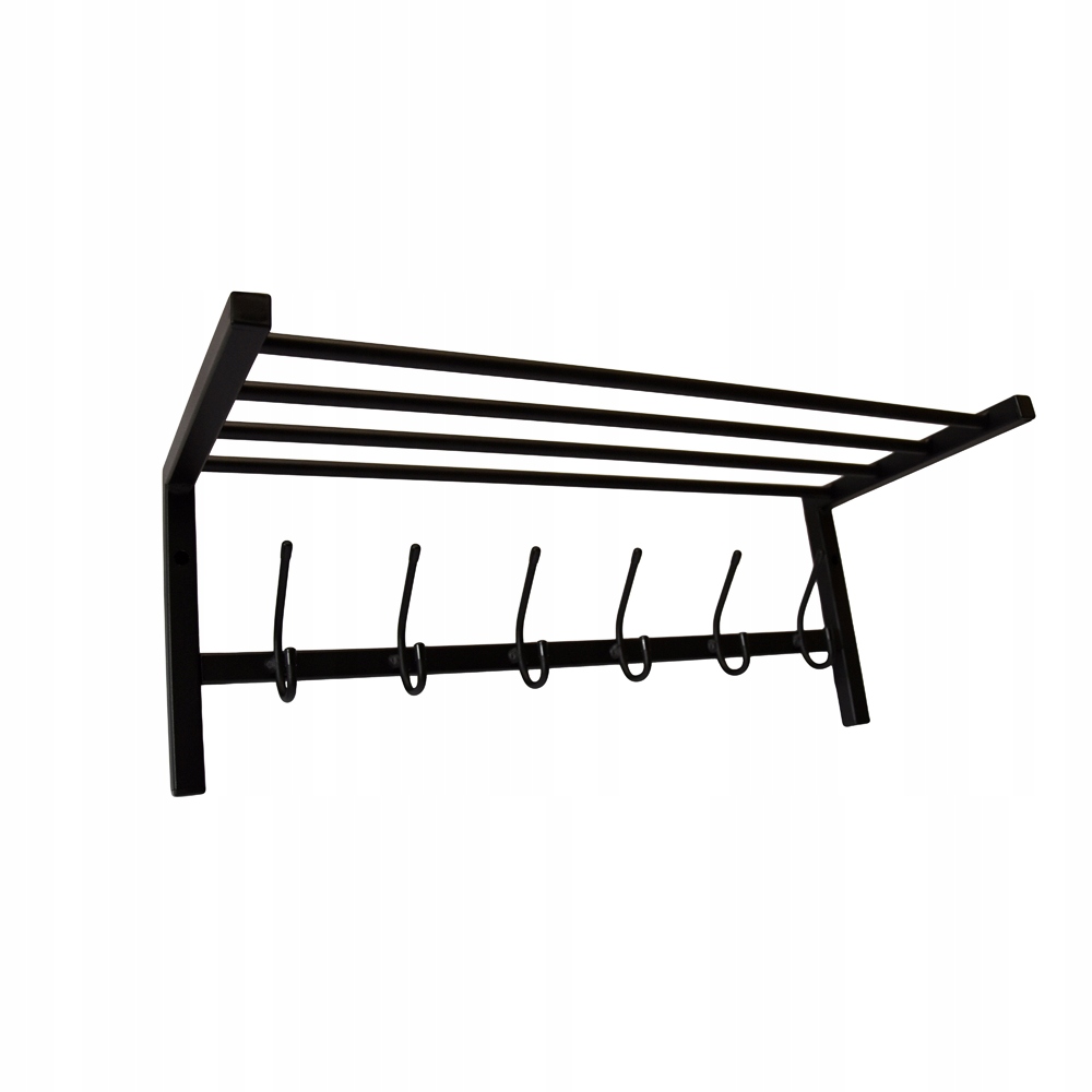 

Wieszak na ubrania z półką wiszący ścienny 60