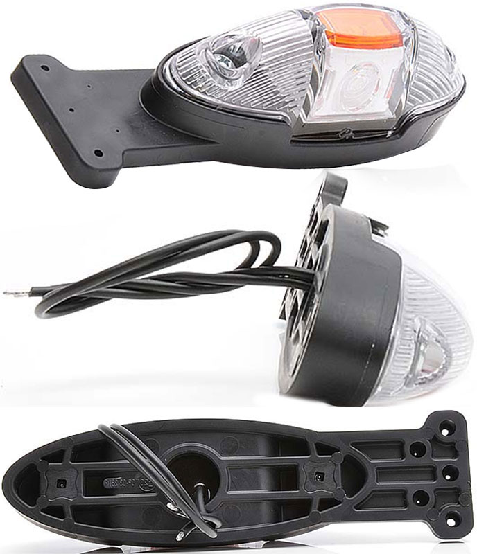 LAMPA OBRYSOWA POZYCYJNA BOCZNA LED LEWA TIR WAŚ