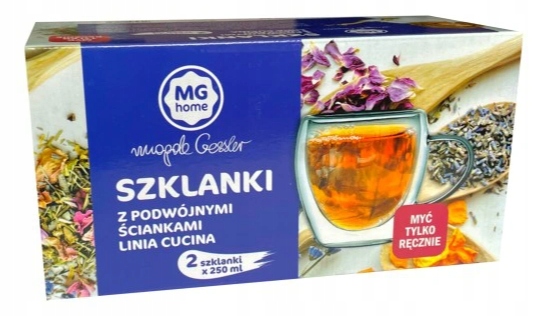 

Mg Home szklanki 2 x 250ml Linia Cucina nowe opak