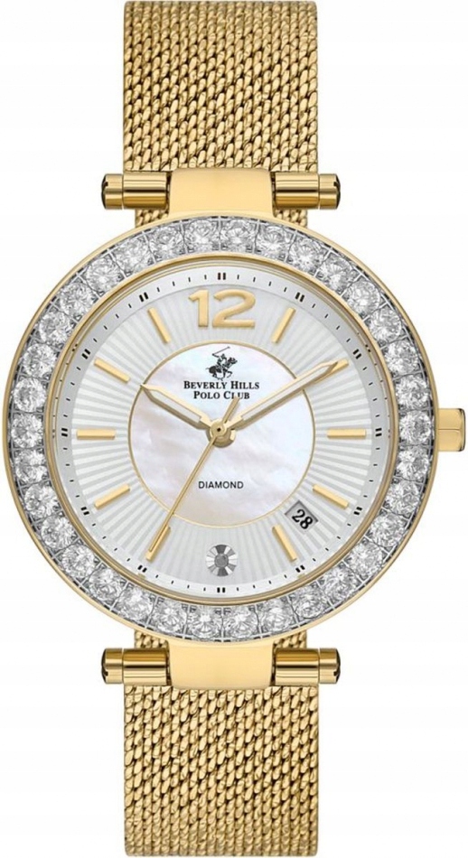 Dámské hodinky Beverly Hills BP3589C.120 zlaté fashion s diamanty