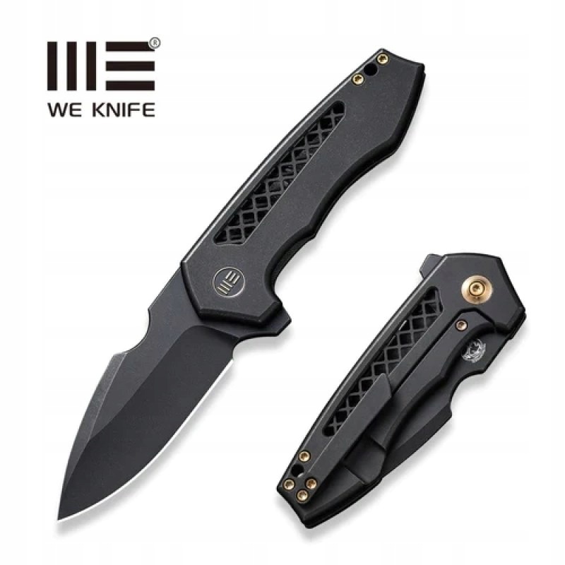 Nůž We Knife Harpen Black Titanium, černá (WE23019-1)