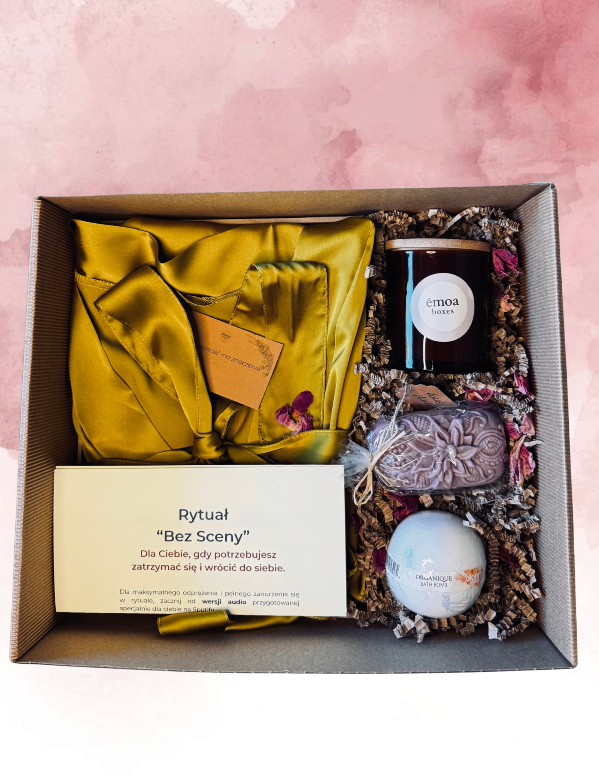 Levně Box koš dárková sada émoa Satin & Soul Premium Box – obrovský