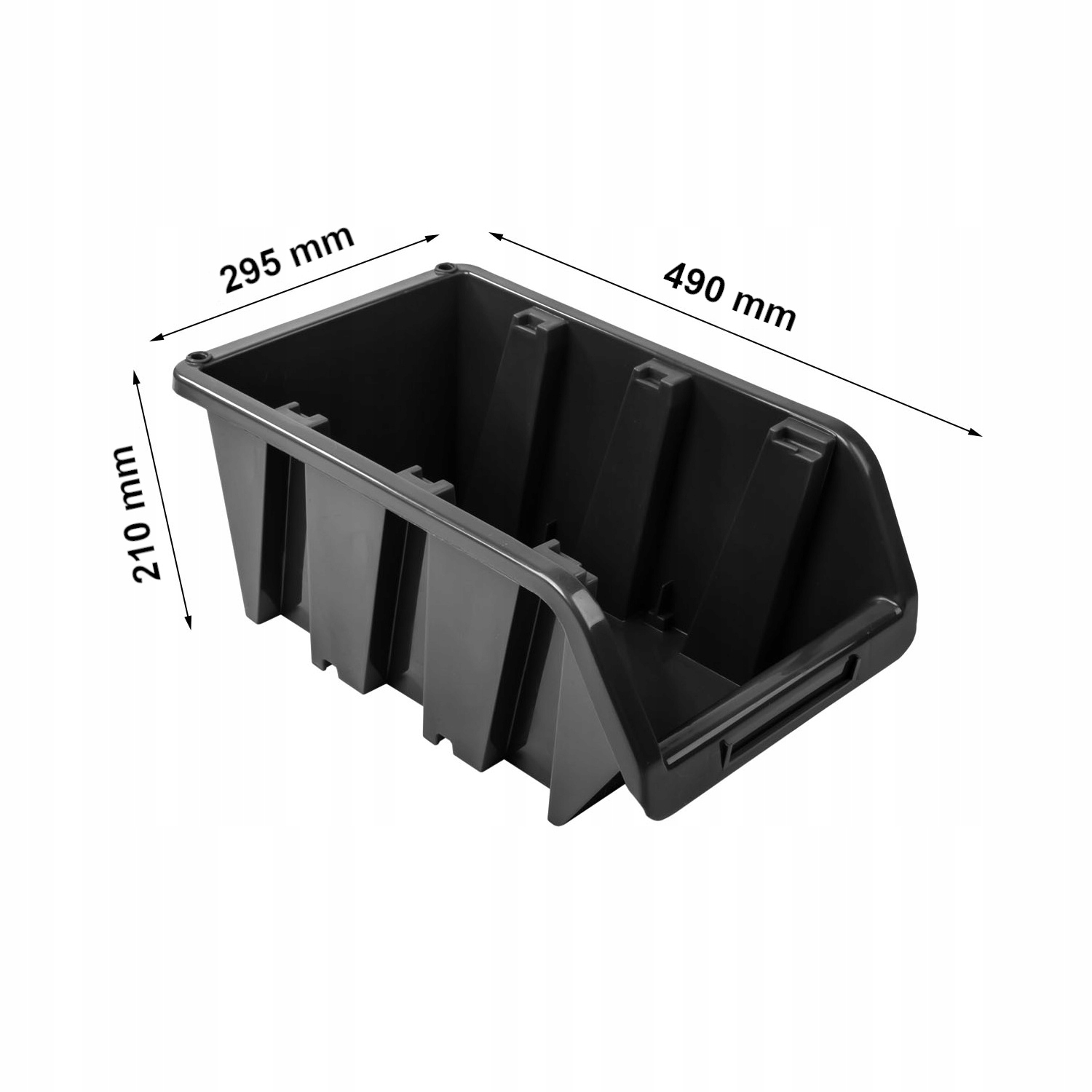 10x кювет контейнер для хранения KTR50 черный