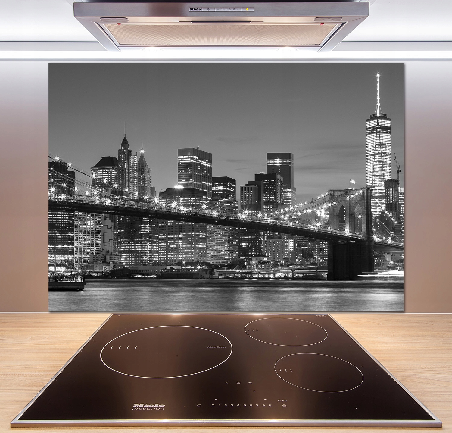 

Panel do kuchni Manhattan nocą 100x70 cm + Klej