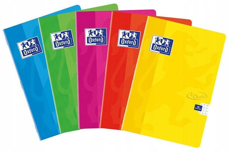 ZESZYT OXFORD A4 W KRATKĘ 60 Kartek Miękka Okł. Typ zeszyt