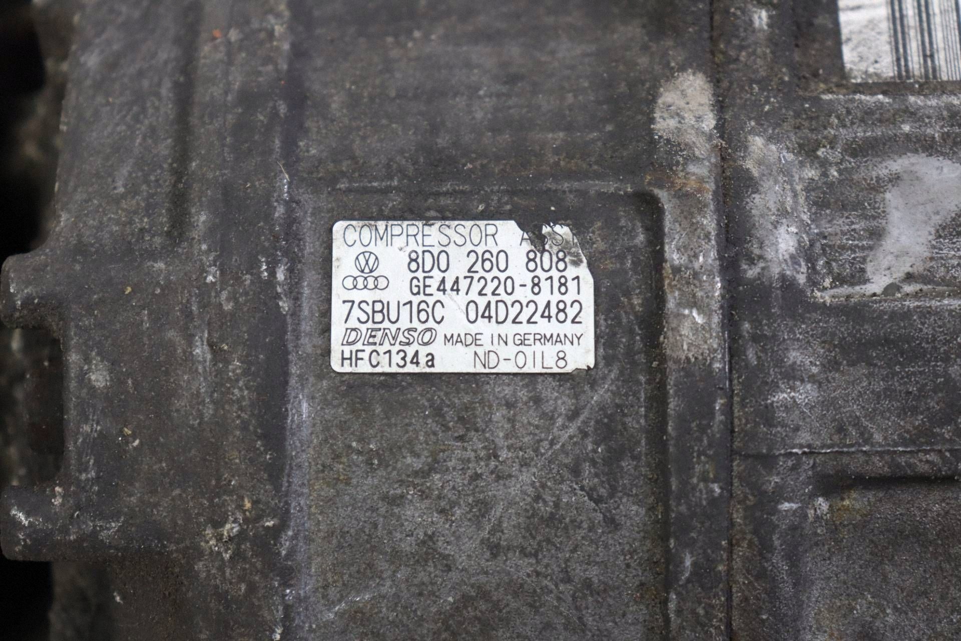 VW PASSAT B5 AUDI A4 B5 compressor compressor; of the air conditioning 7SBU16C 8D0260808