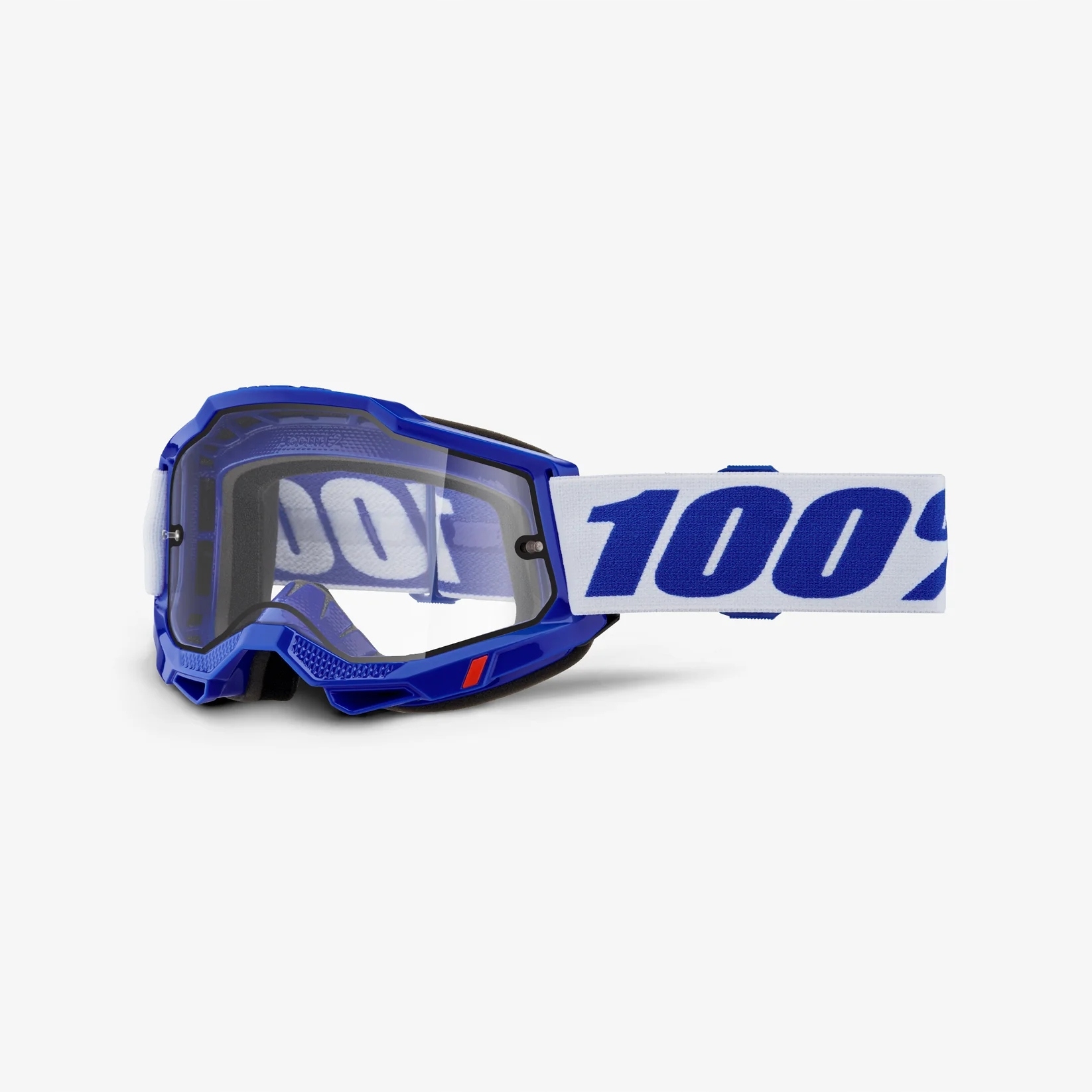 100 % Okuliare Accuri 2 Enduro Moto Blue Dual Clear Lens Farba Obloha