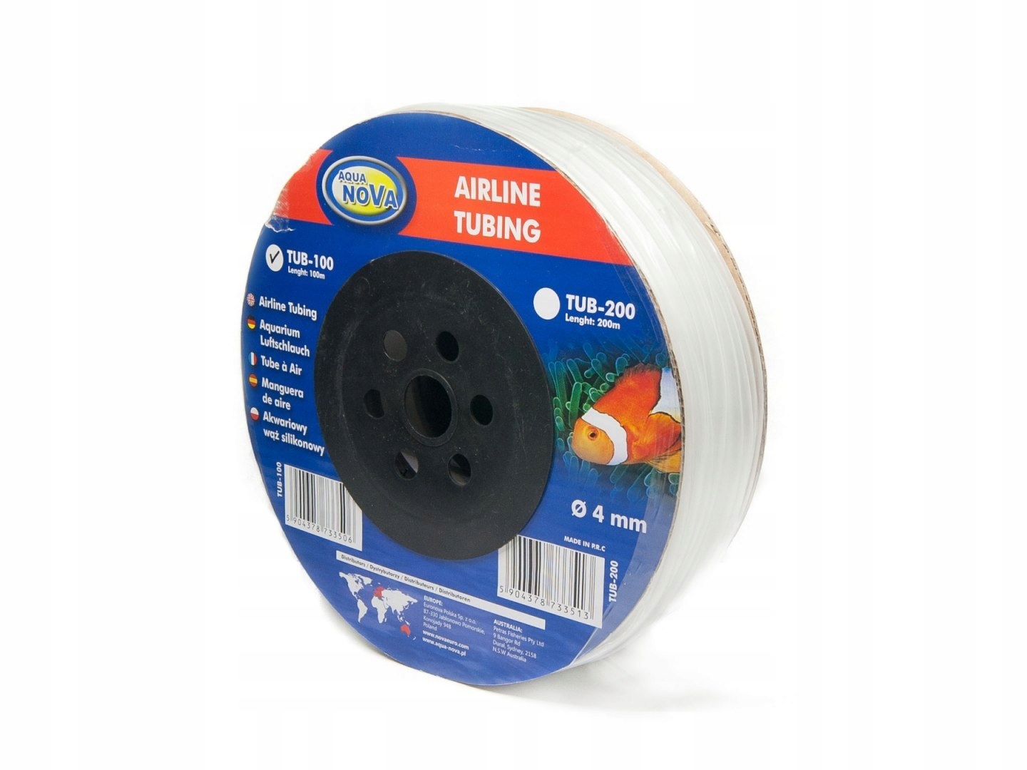 Levně Silikonová hadička Aqua Nova 6/4 mm 100 m