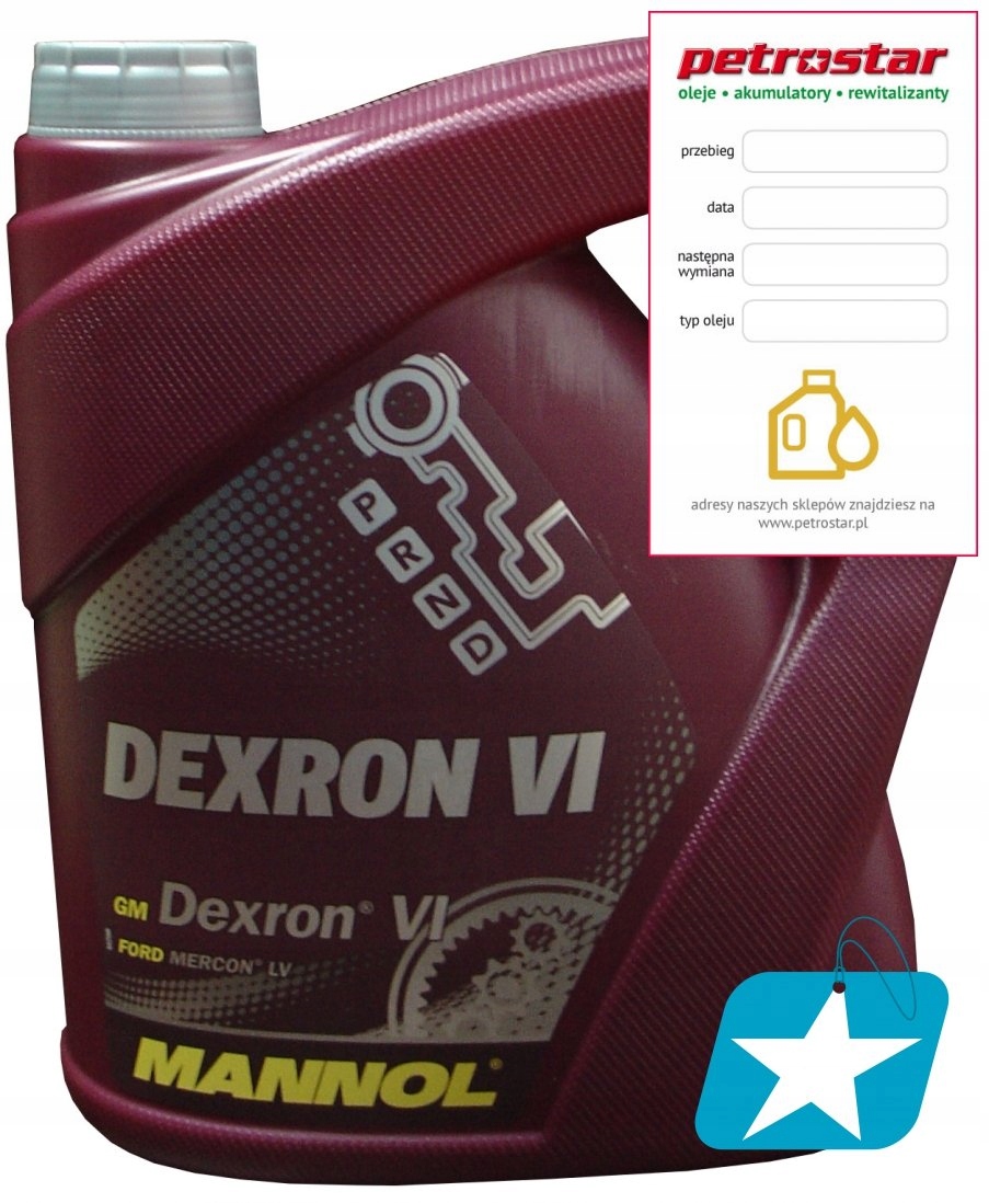 Mannol Atf Dexron VI ATF+4 Mercon Sp-iv 4L