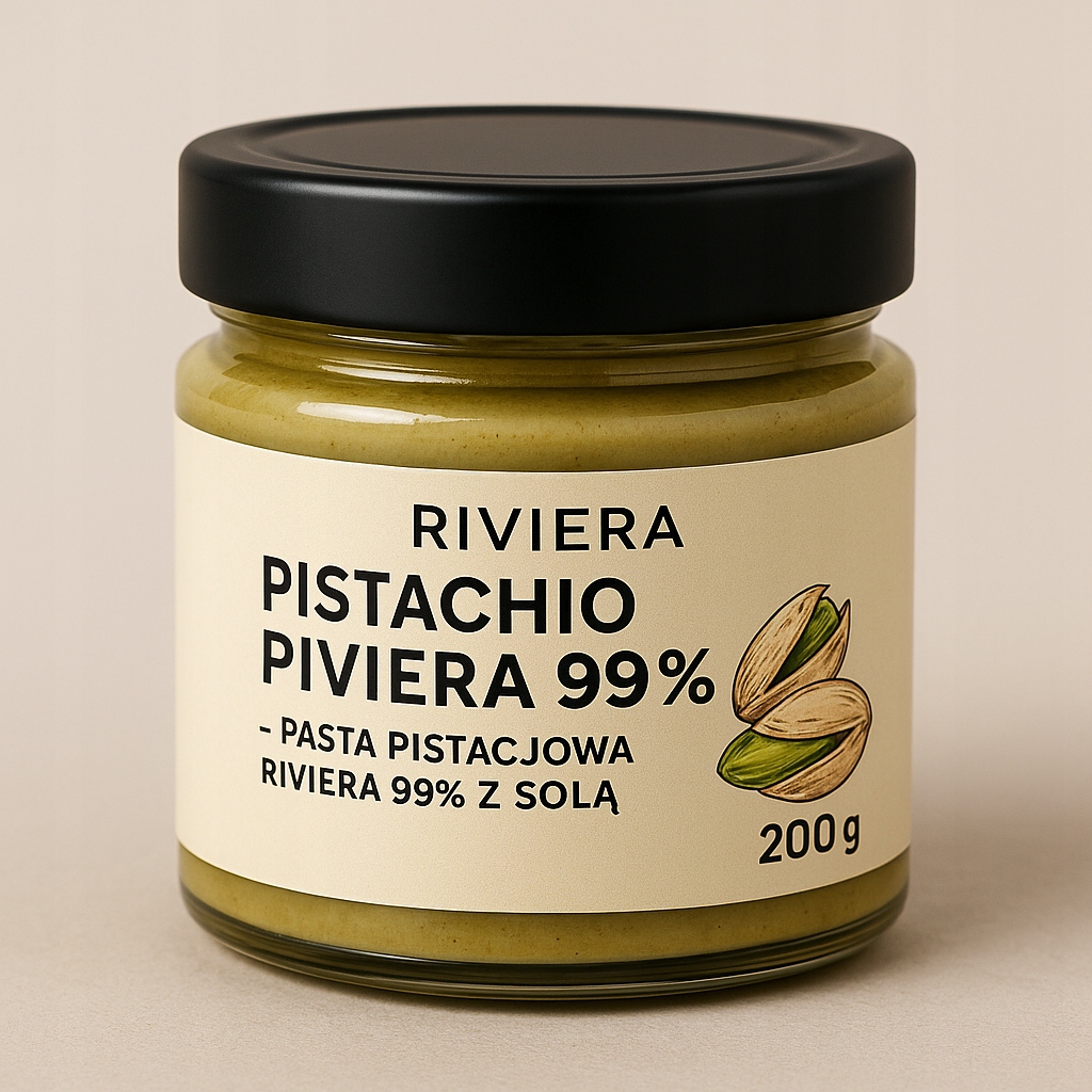 Levně Pistachio Riviera 99% Pistáciová pasta Riviera 99% se solí 200 g
