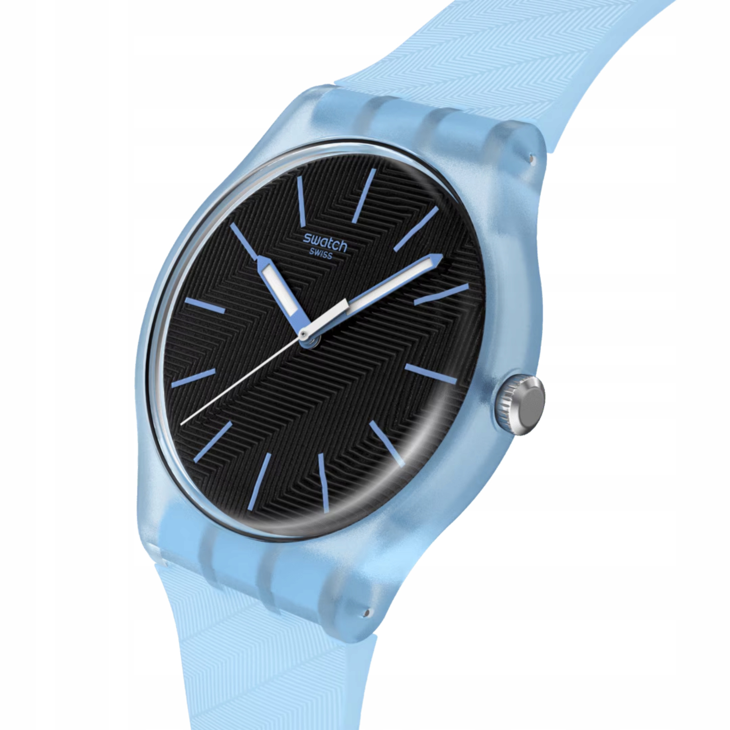 Hodinky Swatch Blue Moves Světle modré SO29L101 Unisex Nové