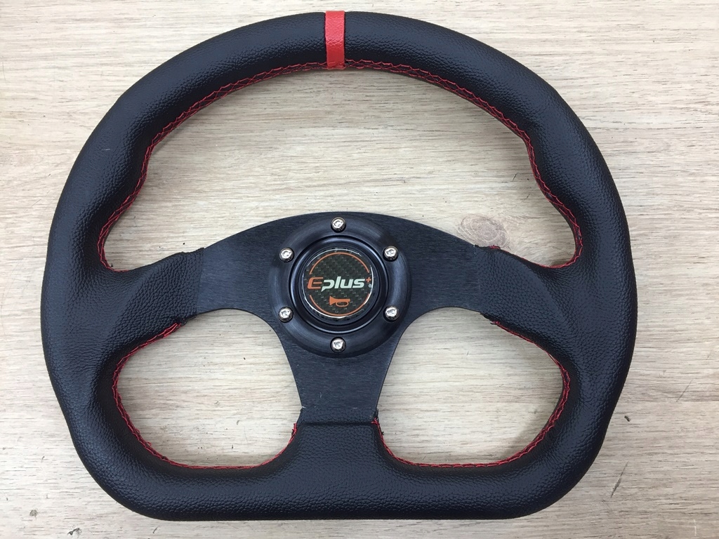 Kierownica Eplus Sport Tuning RALLYCROSS DRIFT Producent code SPORT WYSCIGI CZARNA CZERWONA MOMO