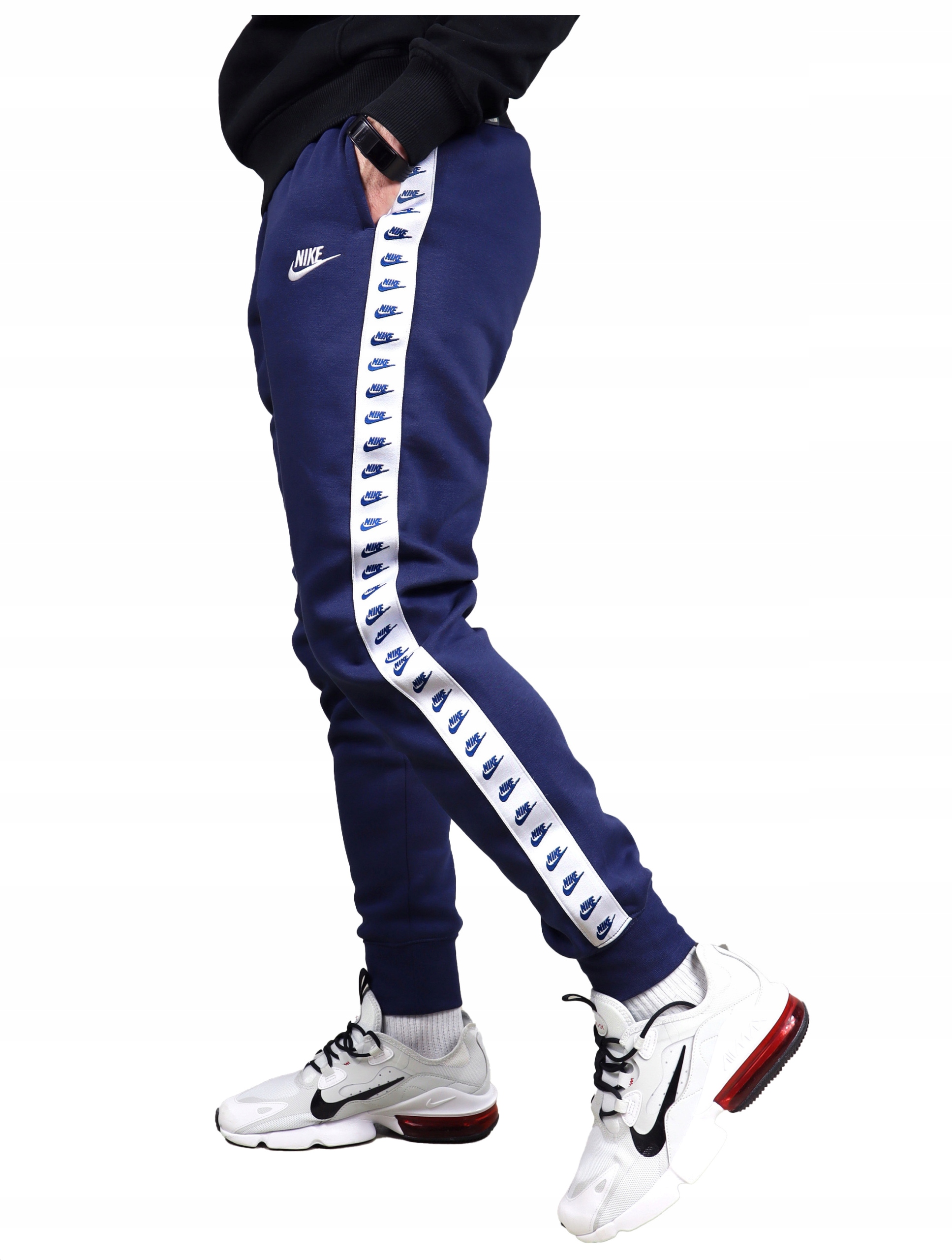 Nike Teplé kalhoty Bavlna teplákové Fleece jogger pánské tepláky