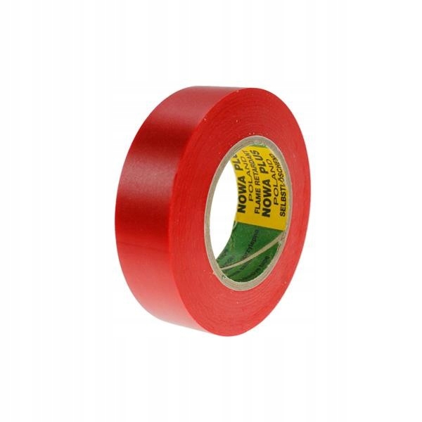 

Taśma izolacyjna Pcv czerwona 19x20 Nowa-Plus