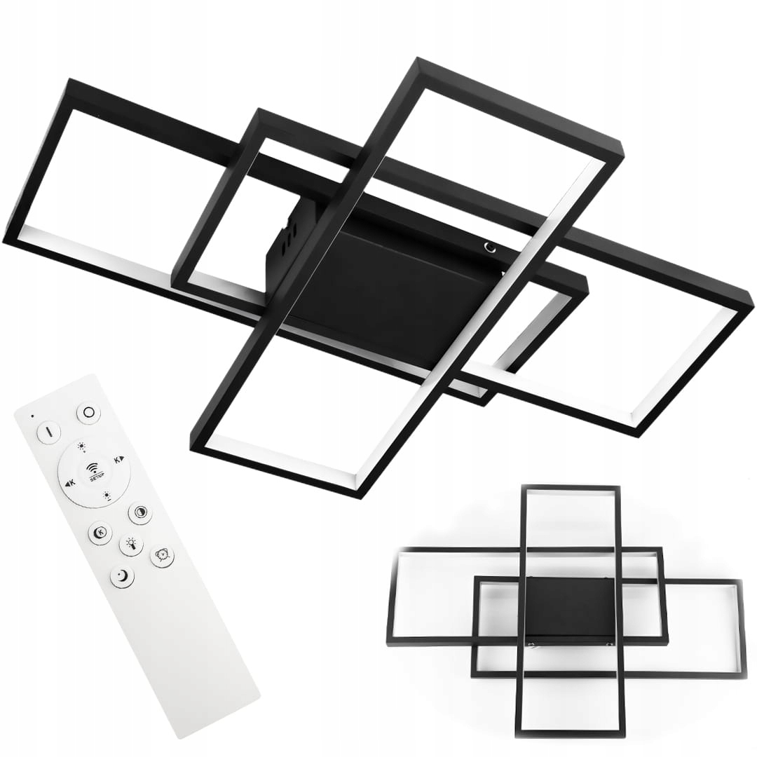 Led Stropní Závěsná Lampa Stmívatelná Barvy 72W