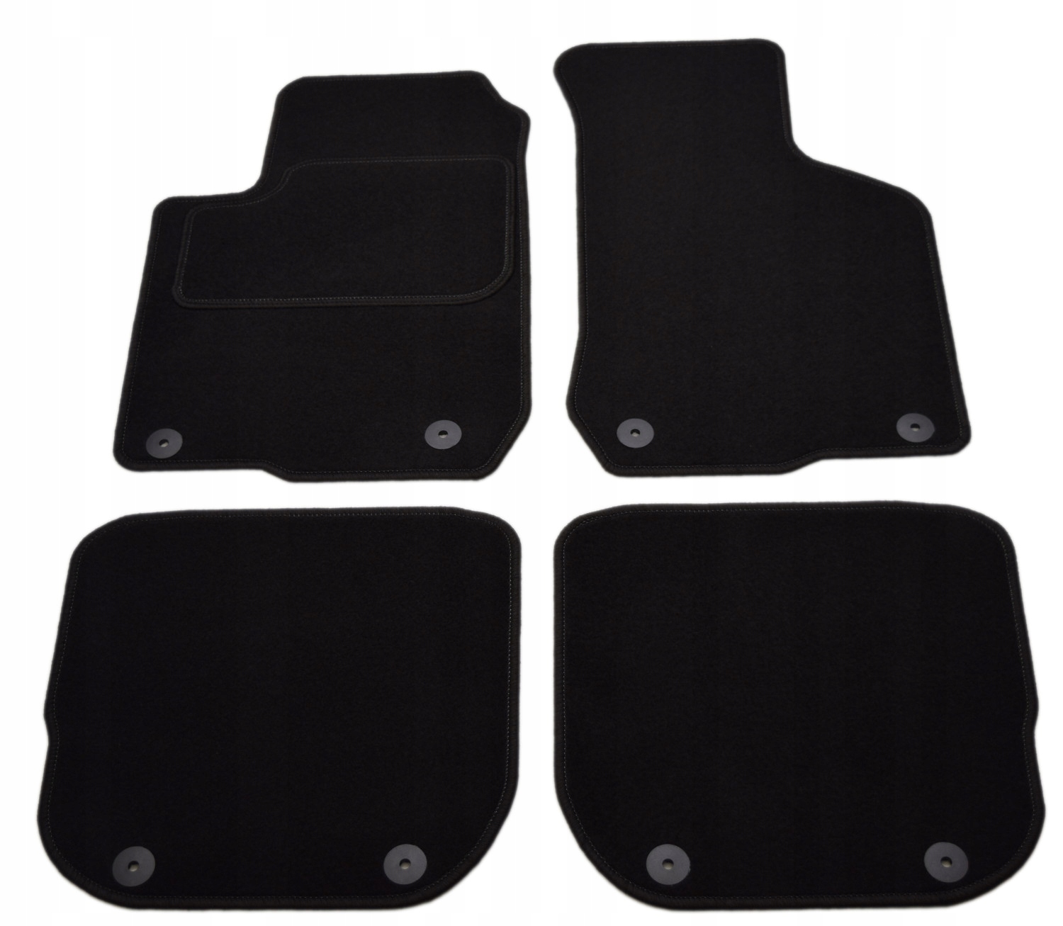 Audi A3 8L 1996-2003r. Czarne dywaniki welurowe Economy.