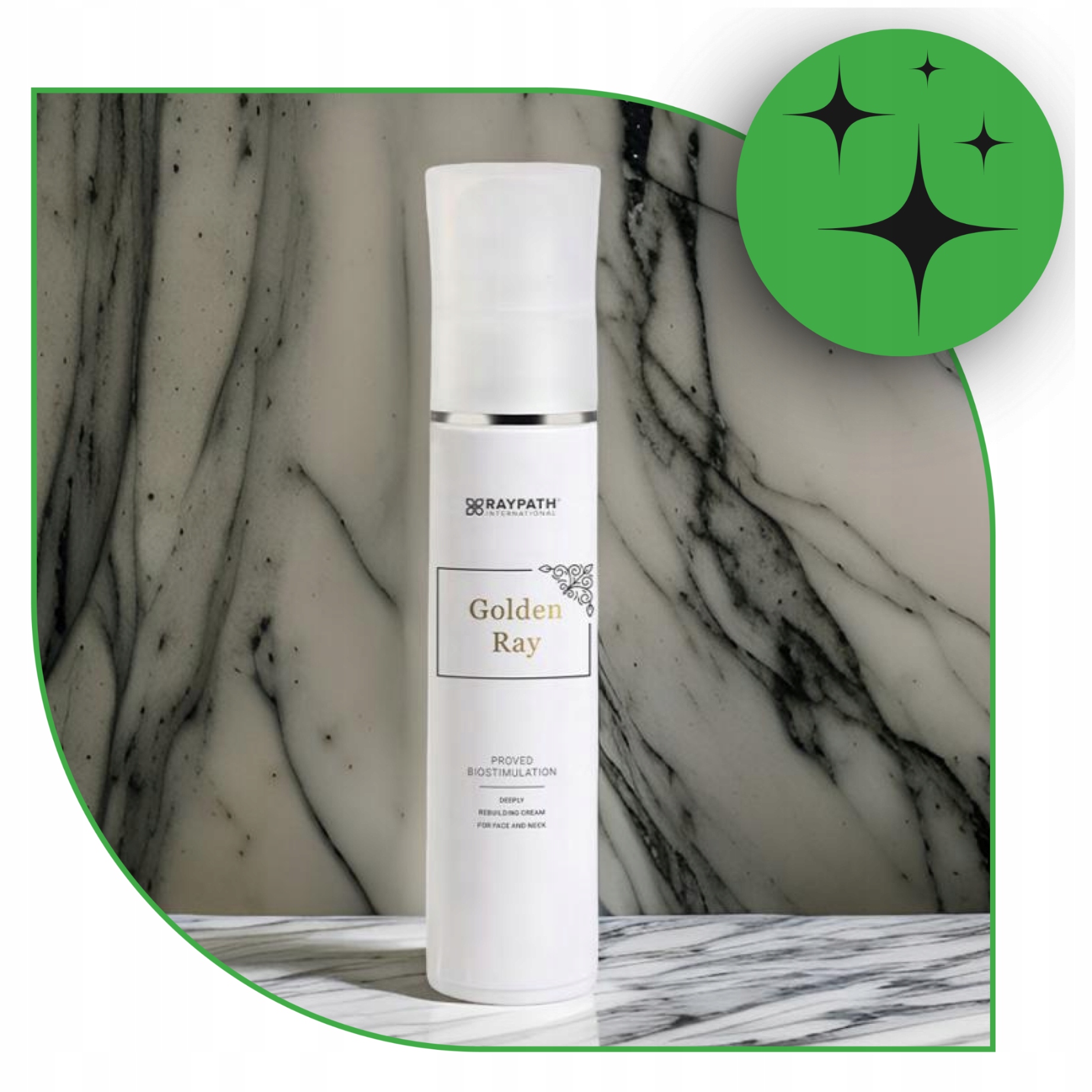 Raypath Hydratační krém na obličej proti vráskám Golden Ray 50 ml