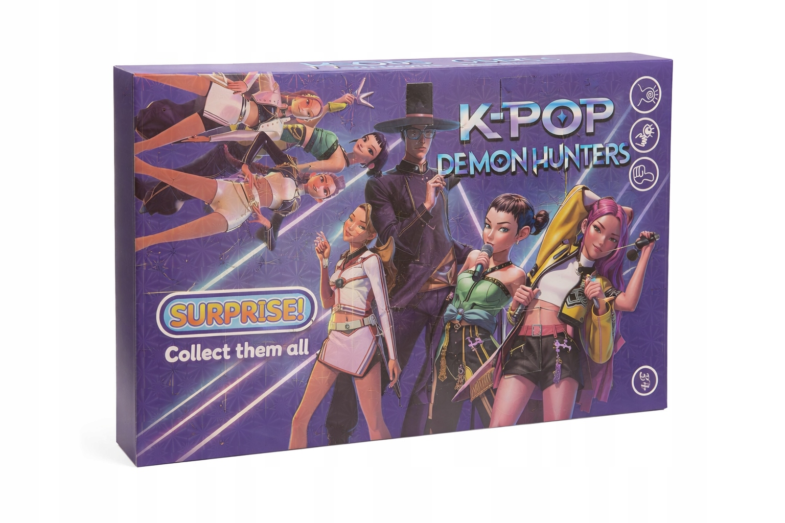 Адвент-календарь K-Pop Demon Hunters, 24 фигурки охотниц на демонов — фото 2