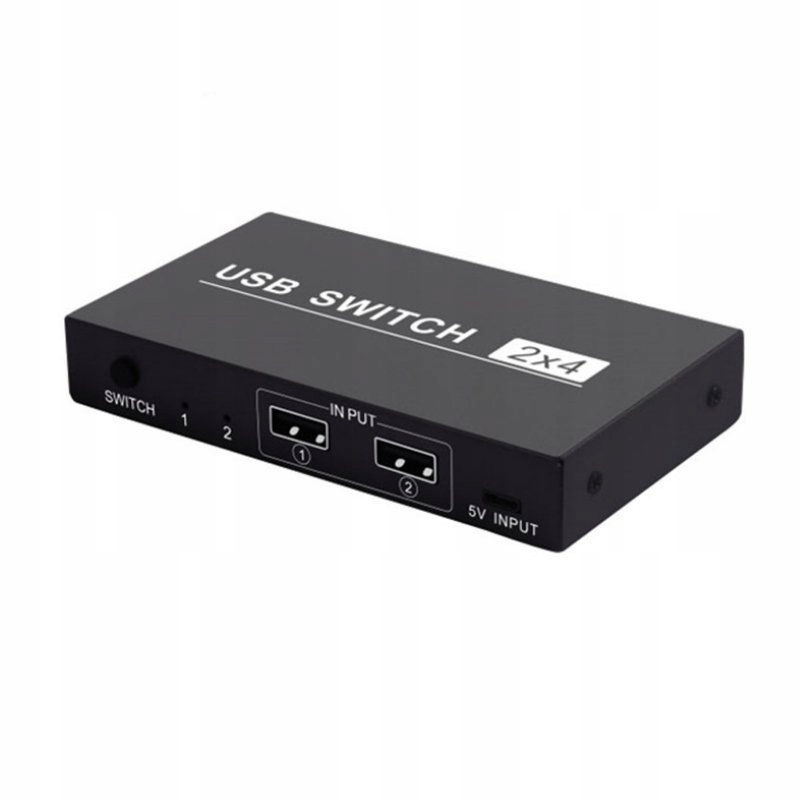 SWITCH PRZEŁĄCZNIK BOX KVM USB 2x4 USB TRANSFER DANYCH ADAPTER Spacetronik