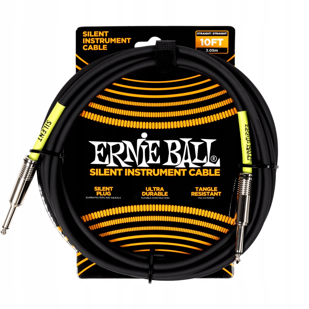 Kytarový kabel Ernie Ball 6472 Silent (3,05 m)