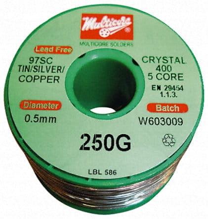 SAC95F-050-025 Spojivo Sn95.5Ag3.8Cu0.7 hrúbka 0.5 mm 25 dkg