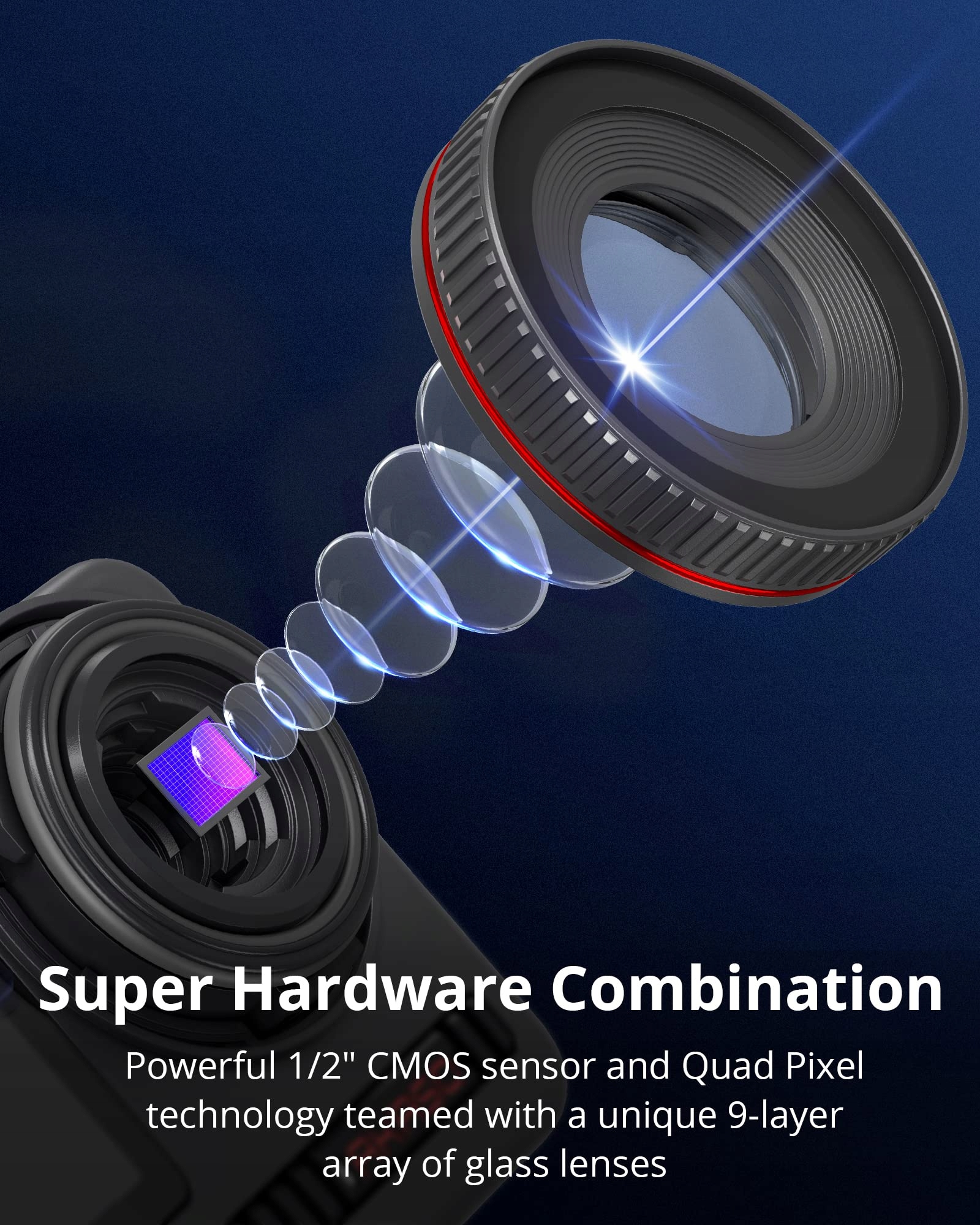 AKASO Kamera Sportowa 4K 60FPS 48MP WiFi Wodoodporna — miniatura 9