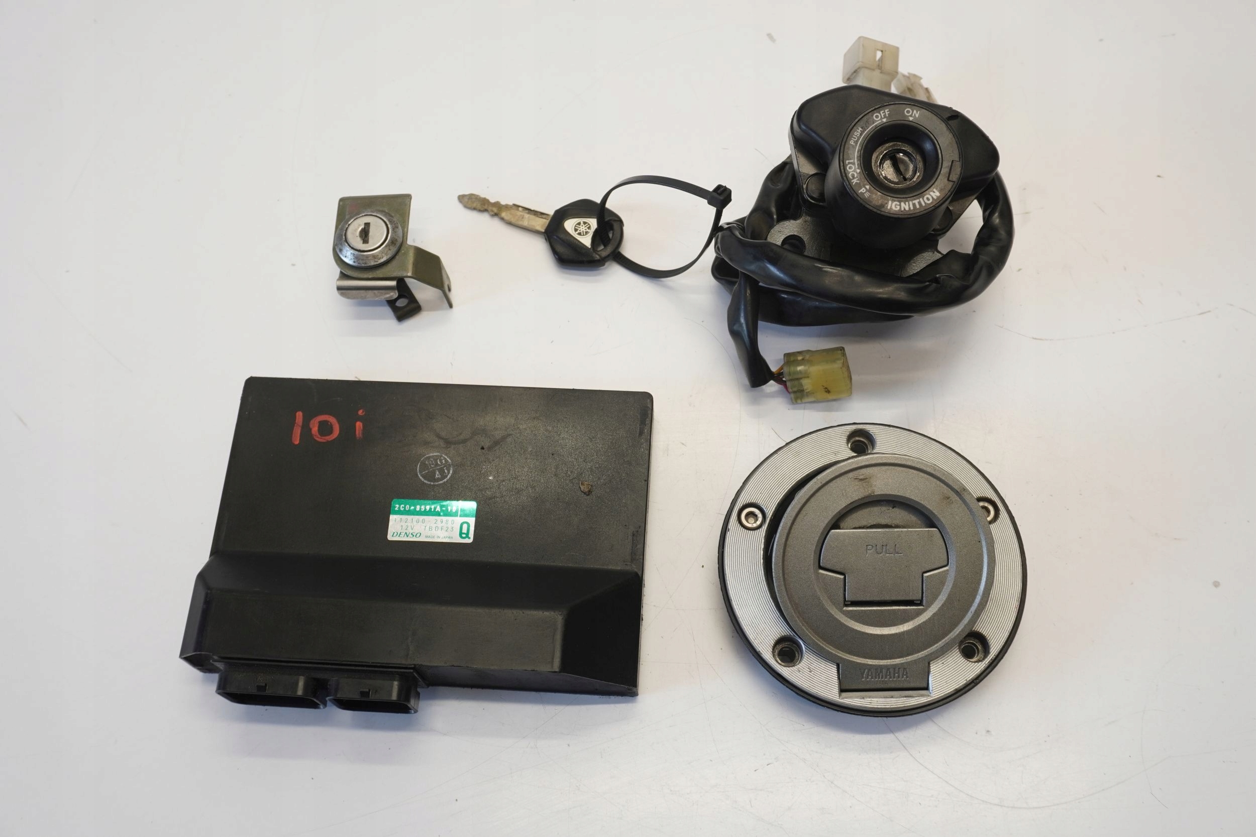 YAMAHA YZF-R6 RJ11 06-07 STACYJKA KOMPUTER WLEW KLUCZYK ZESTAW ZAMKÓW