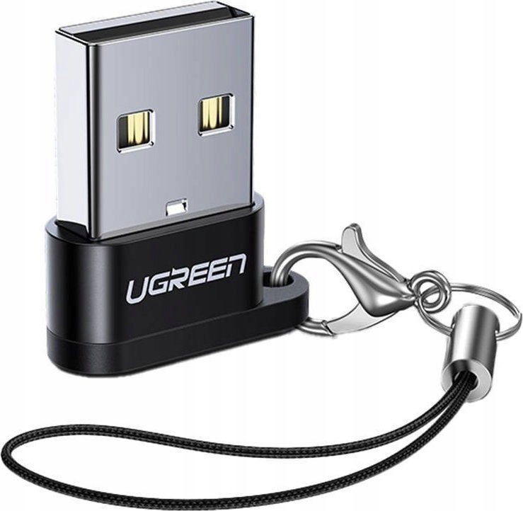 Adapter USB UGREEN USB-C do USB-A 2.0 (czarny)