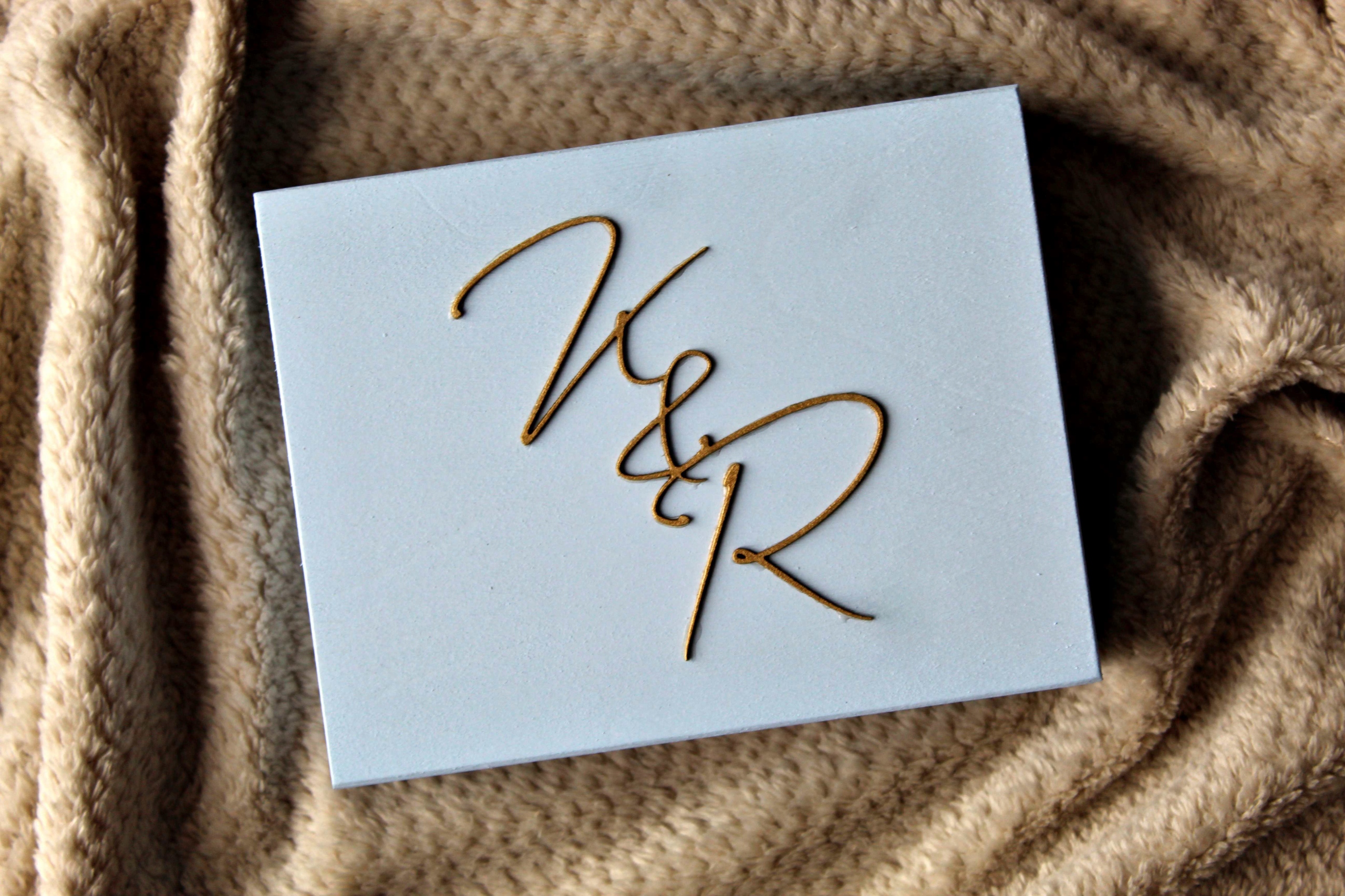 Komplet Pudełek Ślubnych Eleganckie Błękitno Złote Głębokość produktu 23 cm