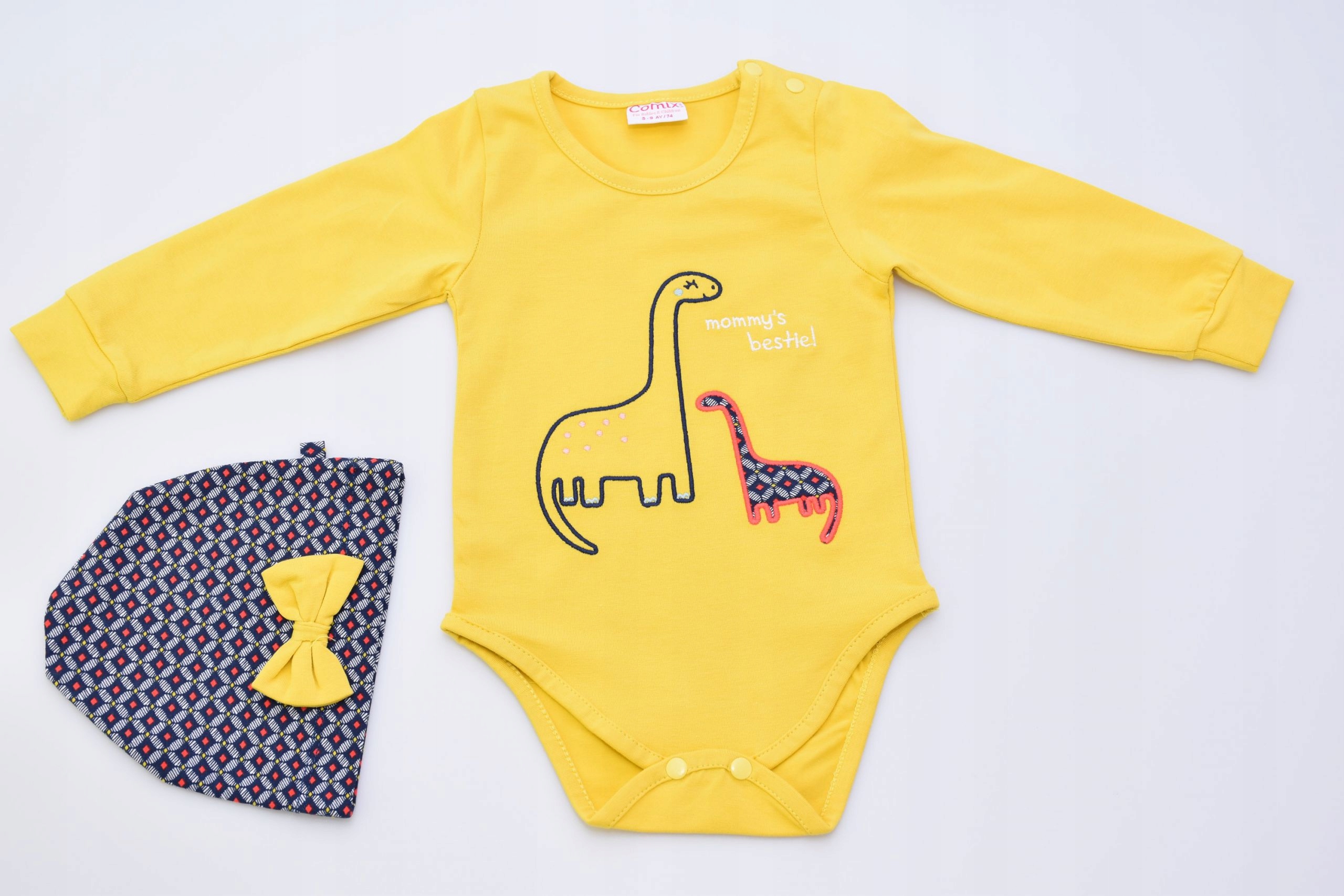 KOMPLET NIEMOWLĘCY BODY LEGGINSY CZAPKA KOKARDA 80 Marka Inna marka