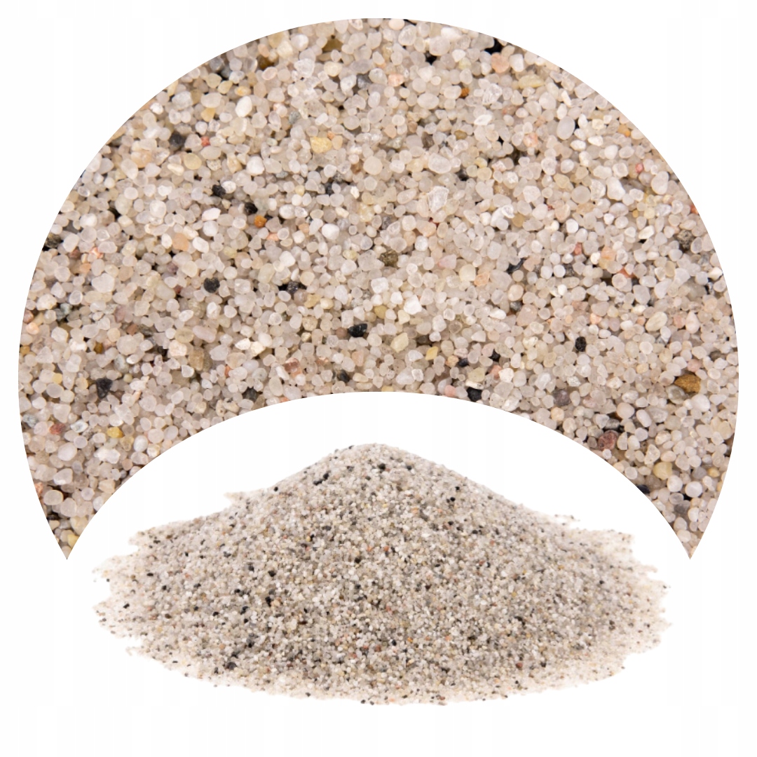 24 КГ аквариумный наполнитель серый кварц 1-2 мм