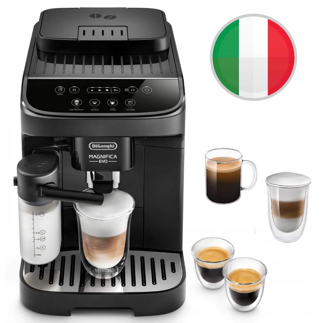 Ekspres Do Kawy Ciśnieniowy Delonghi 15 Bar Espresso Latte Crema x4 Napoje
