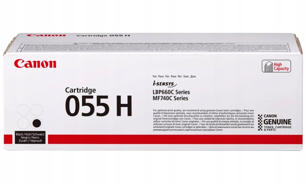 Canon originální toner CRG-055HBk (černý, 7600str.) pro Canon MF742Cdw, MF7