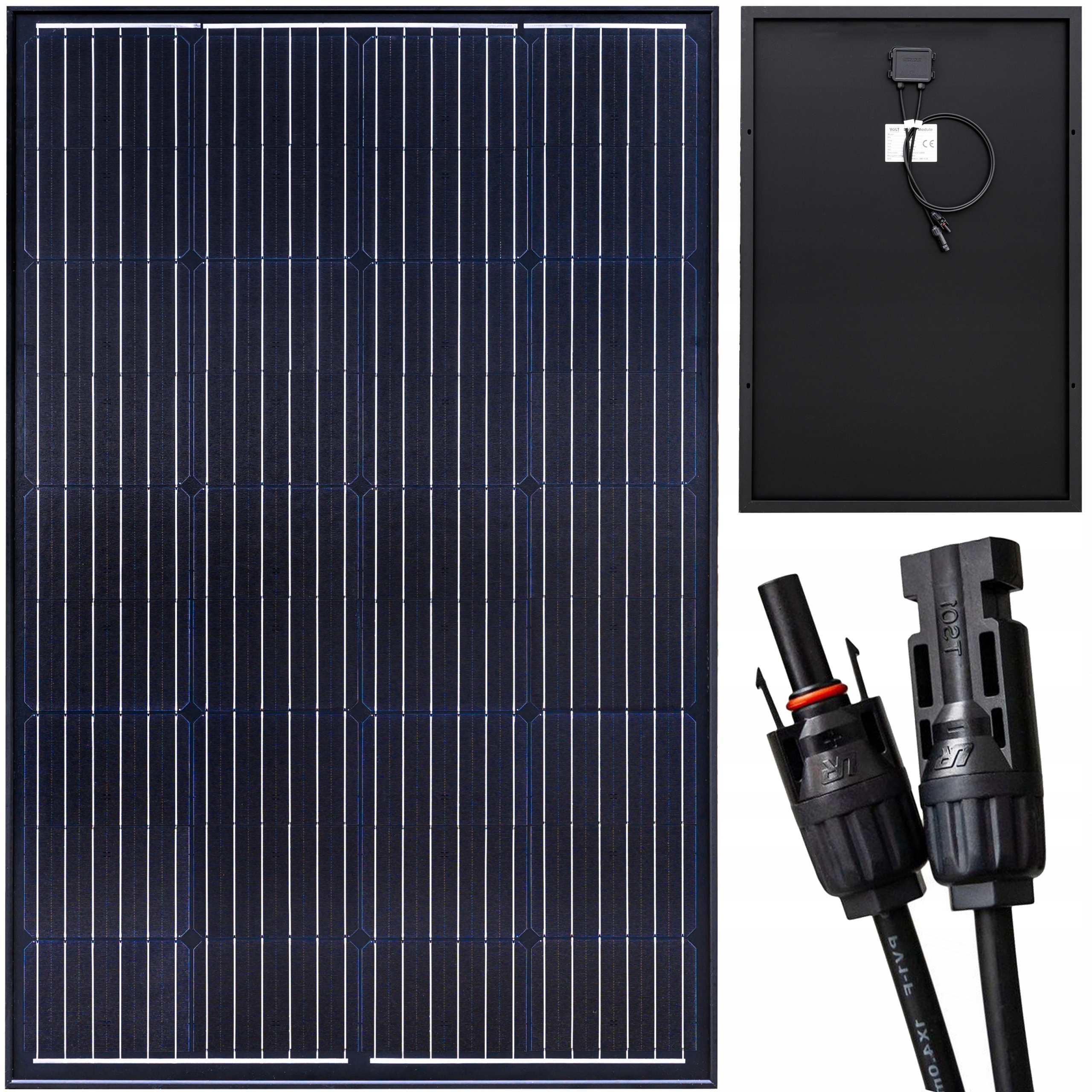 

Panel Solarny Fotowoltaiczny Bateria 12V 110W