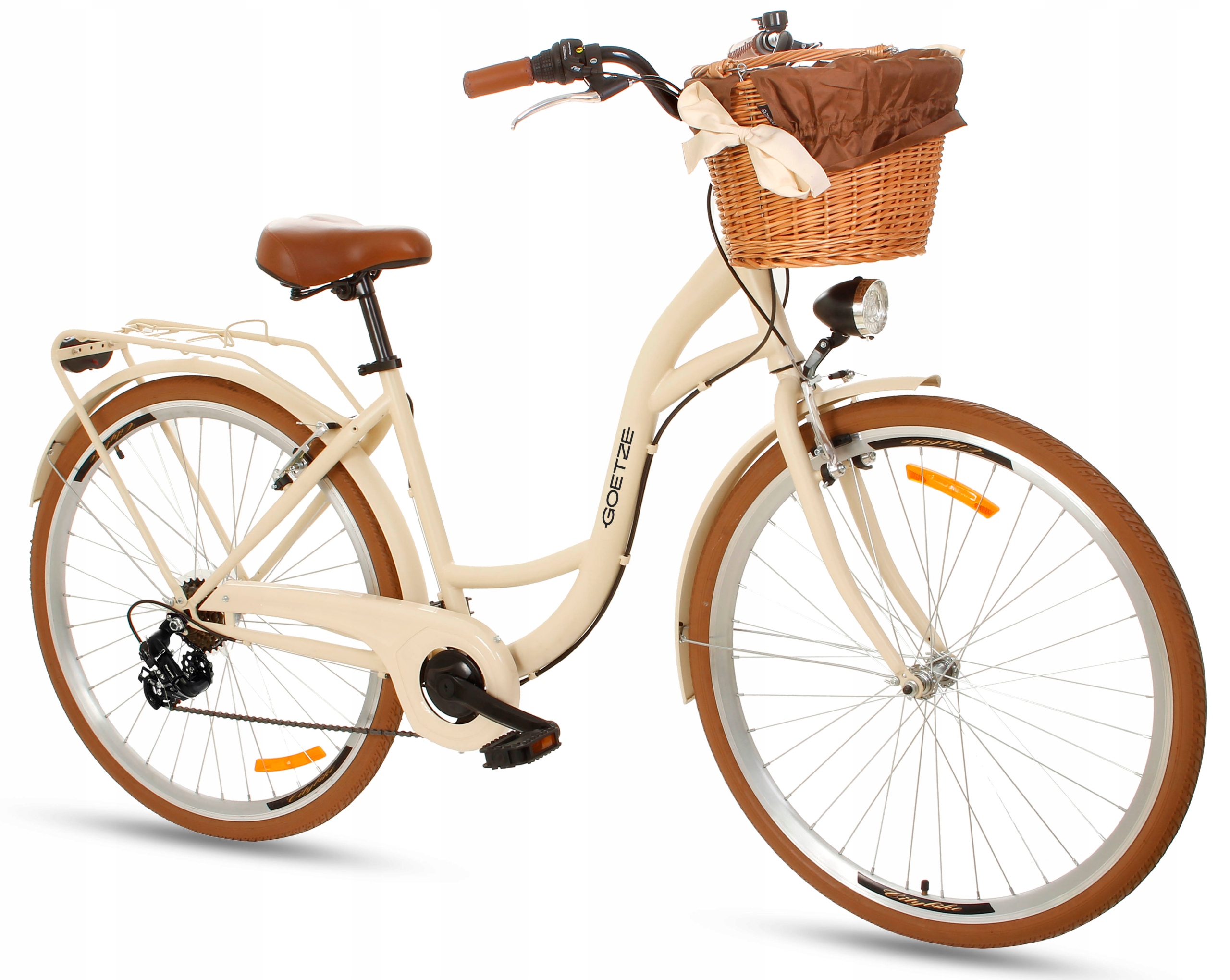 DAMSKI ROWER MIEJSKI 28 LEKKI DAMKA 7 SHIMANO KOSZ mood28st7