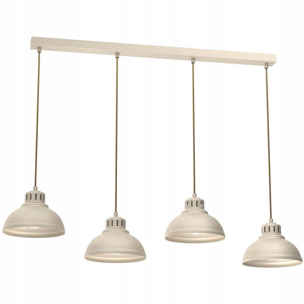 Béžová čtyřbodová závěsná lampa na liště Sven 8893 Luminex