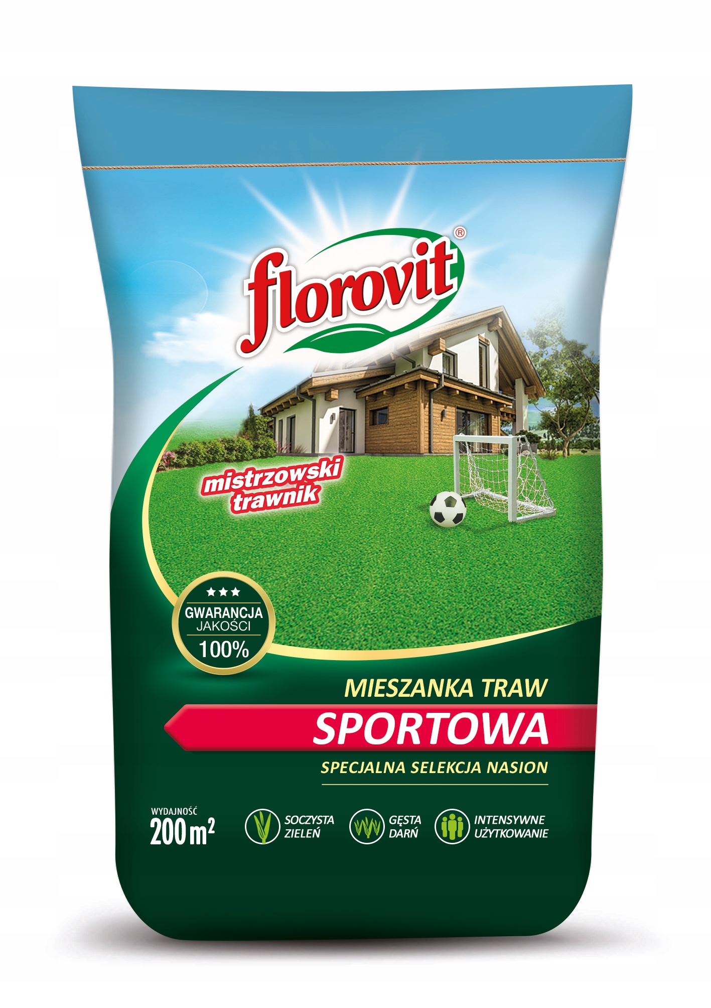 FLOROVIT TRAWA SPORTOWA 10 KG GĘSTA DARŃ