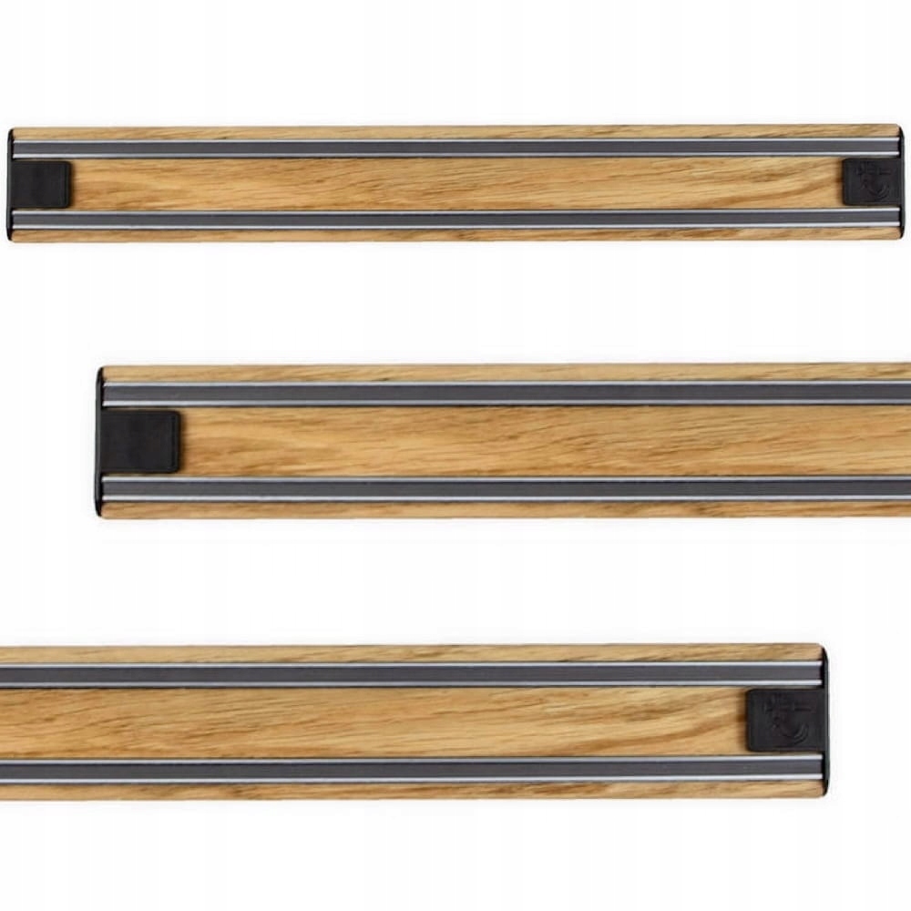 Bisbell Drevená magnetická lišta na nože Dubový dub 35 cm 350 mm B45O35