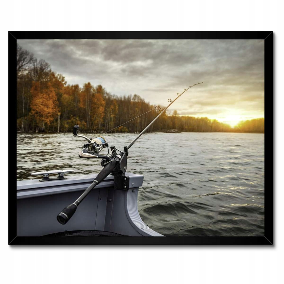 Plakáty v rámu 50x40 Rybaření z lodi Ryby