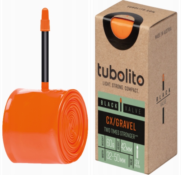 Duše Tubolito Tubo CX/Gravel All 700C/32-50 Sv 42 mm 60 g černý ventilek